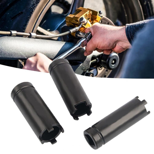 Set 3PZ Chiave smonta e blocca dadi frizione moto manicotti quattro denti 22774