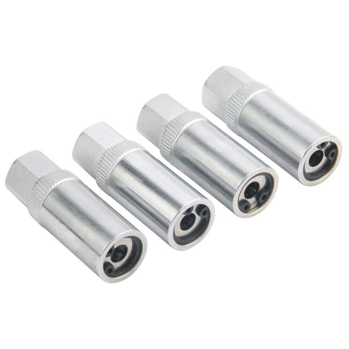 Set 4 PZ Estrattori Per Prigionieri a Rullo Rimozione Vite Spezzate Attacco 1/4"