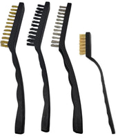Set 4 spazzole metalliche per pulizia vernice saldatura delle scorie e ruggine