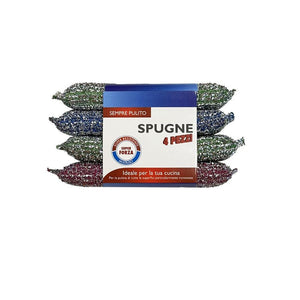 Set 4 spugne multiuso