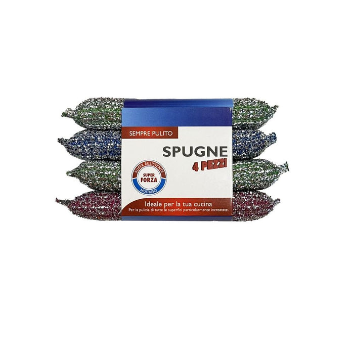 Set 4 spugne multiuso