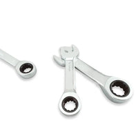 Set 5 chiavi combinate Cr-V fisse a cricchetto 10 12 13 17 e 19mm Art. 01083