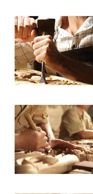 Set 6 Scalpelli per Legno Scalpelli Sgorbie Set 6 Pezzi utensili legno 381021