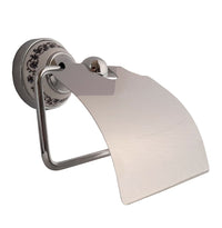 Set 6 accessori da bagno cromo cromati e vetro satinato arredo vintage 52438