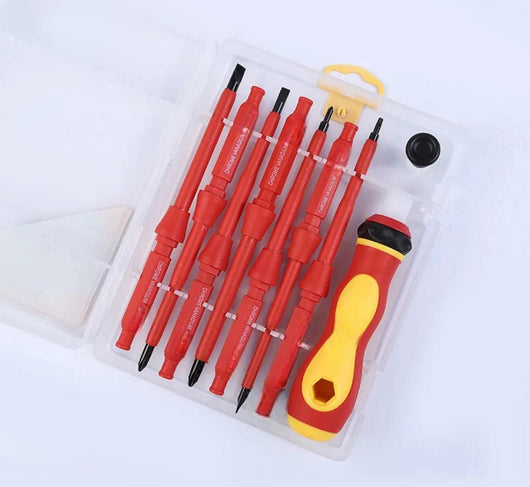 Set 7 Cacciaviti isolati per elettricista  punta magnetica intercambiabile 5232