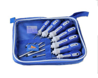Set 7 cacciaviti con punta magnetica a croce e a taglio giraviti isolati + borsa