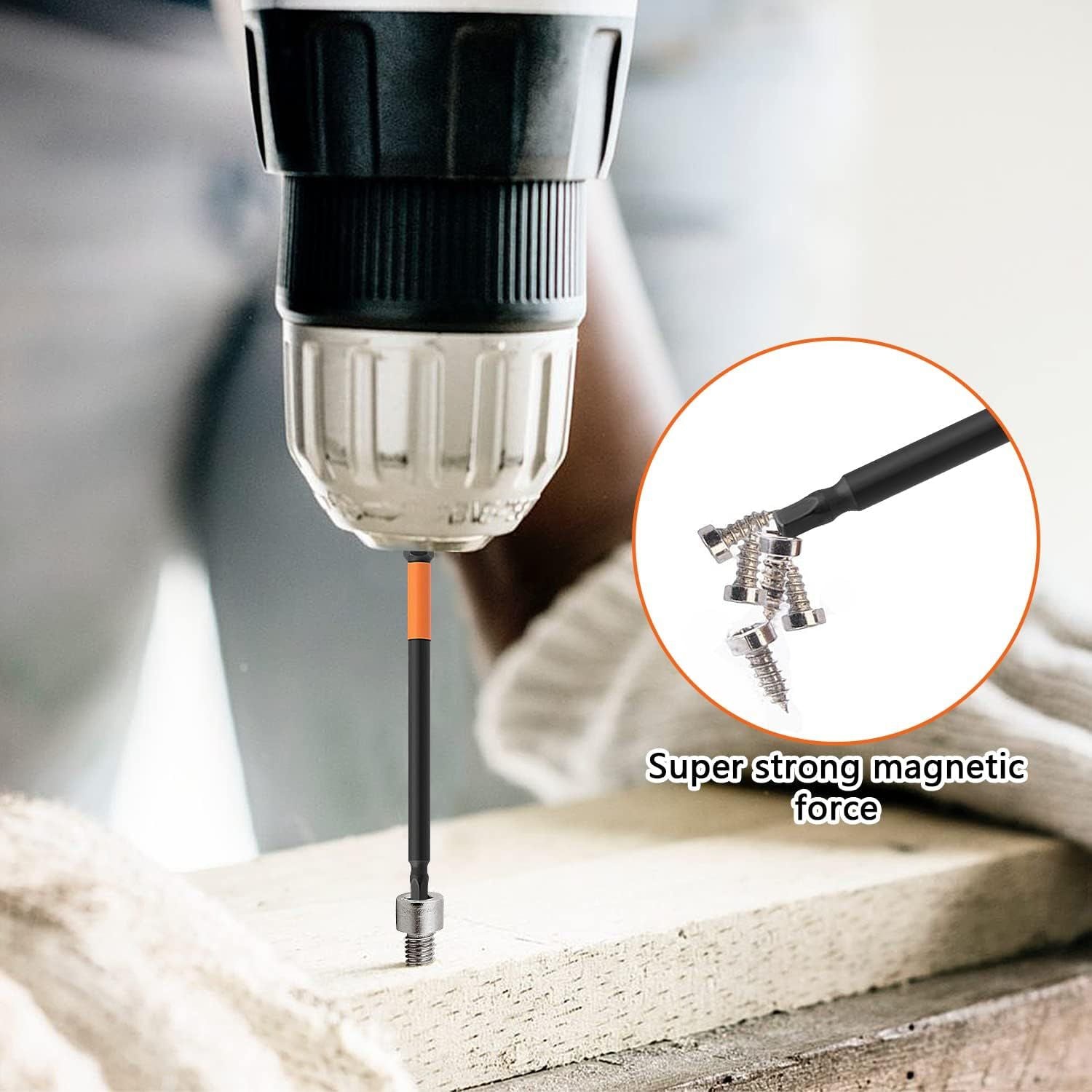 Set 7 punte esagonali per Trapano Avvitatore H1.5 H2 H2.5 H3 H4 H5 H6 da 1/4''