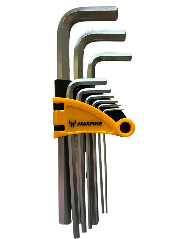 Set 9 Chiavi A Brugola Esagonali Extra Lunghe Da 1.5 mm a 10 mm YX-1005