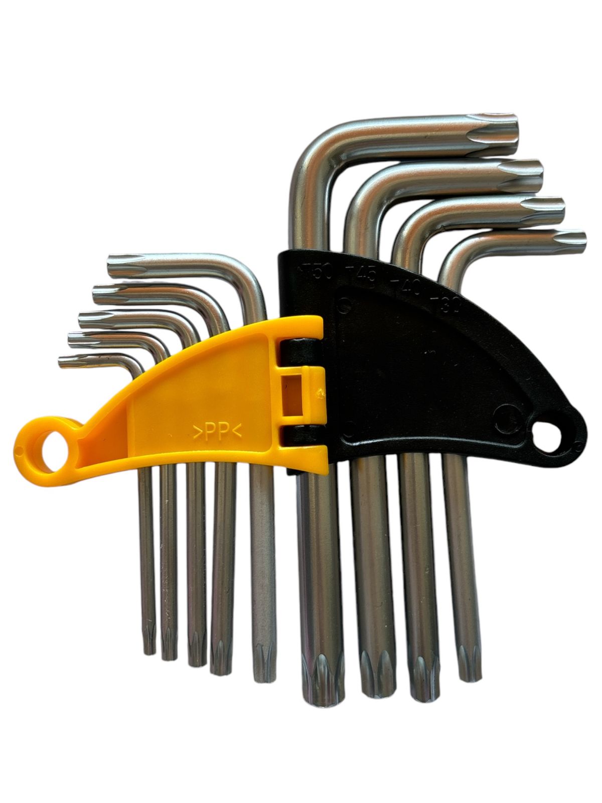 Set 9 Chiavi Torx a L Corte Tascabili Cromo Vanadio Chiavi Da T10 a T50 YX-1001