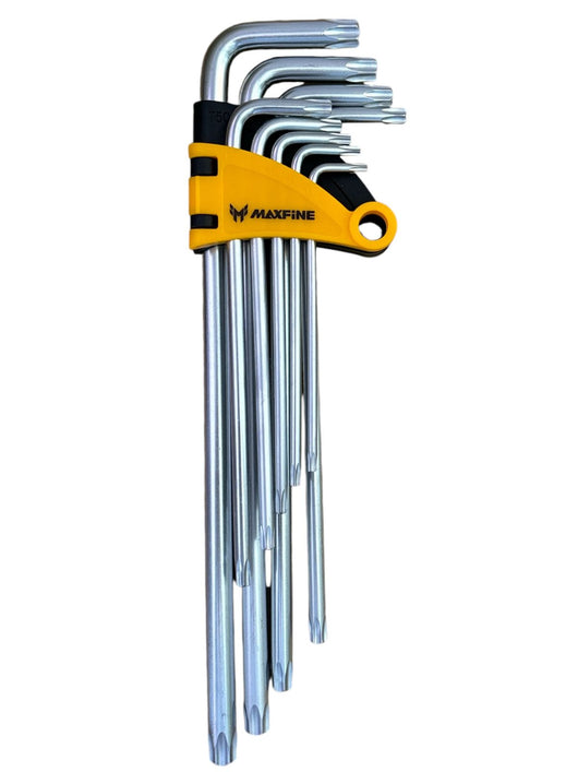 Set 9 Chiavi Torx a L Extra Lunghe Cromo Vanadio Chiavi Da T10 a T50 YX-1003