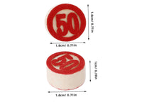 Set 90 Numeri in Legno per Tombola + 90 Coprinumeri Gioco Classico per Famiglia, Natale, Feste