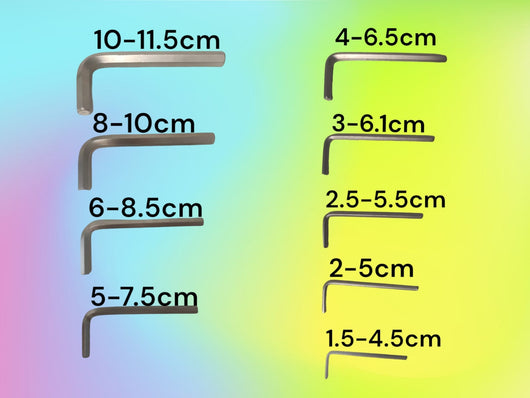 Set 9pz Chiave A Brugola Chiavi A Brugola Esagonali Da 1.5 mm a10 mm YX-1004