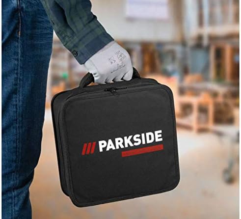 Set Avvitatore a Batteria 12V PARKSIDE PERFORMANCE PBSPA 12 E4 Brushless con Caricatore Batteria Litio 2A Punte Inserti e Accessori