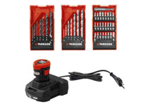 Set Avvitatore a Batteria 12V PARKSIDE PERFORMANCE PBSPA 12 E4 Brushless con Caricatore Batteria Litio 2A Punte Inserti e Accessori