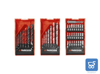 Set Avvitatore a Batteria 12V PARKSIDE PERFORMANCE PBSPA 12 E4 Brushless con Caricatore Batteria Litio 2A Punte Inserti e Accessori