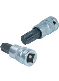 Set Kit chiavi a bussola 12 pz Torx 1/2" bussole punta torx da T20-T80 utensili