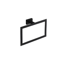 Set da bagno 6 pezzi in acciaio nero e vetro accessori bagno m 87262