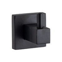 Set da bagno 6 pezzi in acciaio nero e vetro accessori bagno moderno 87261