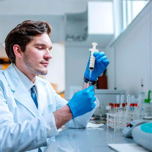 Set di 10 Siringhe Sterili da 5 ml Imbustate Singolarmente con Ago 0.6 x 25 mm