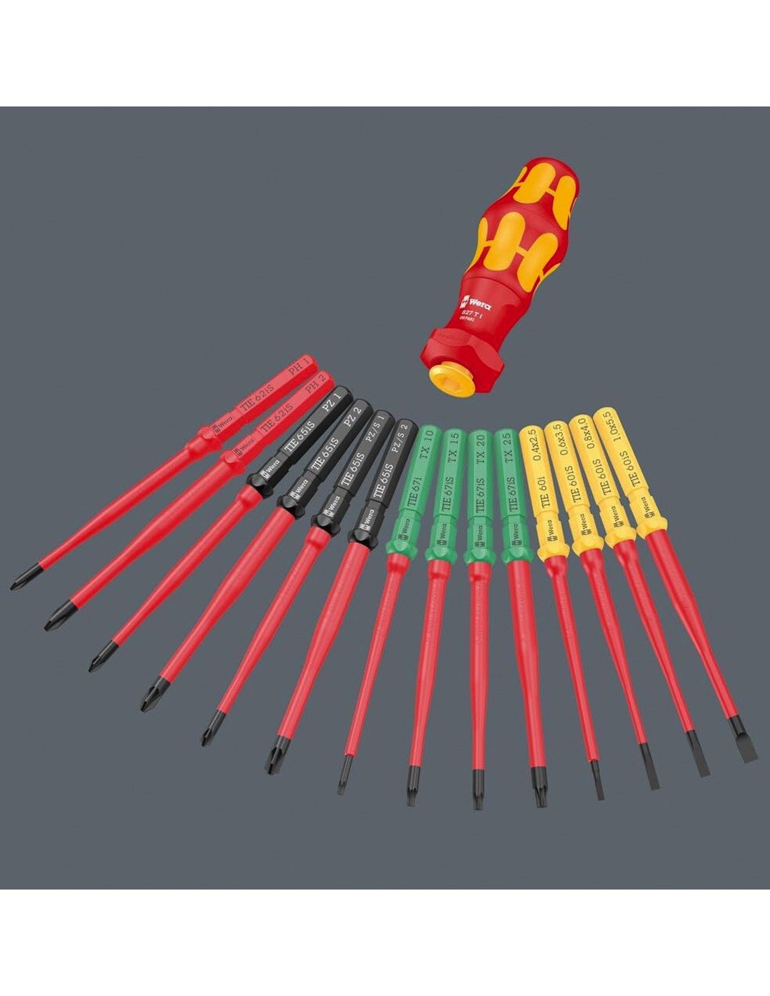 Set di 16 pezzi WERA Kraftform Kompakt Turbo