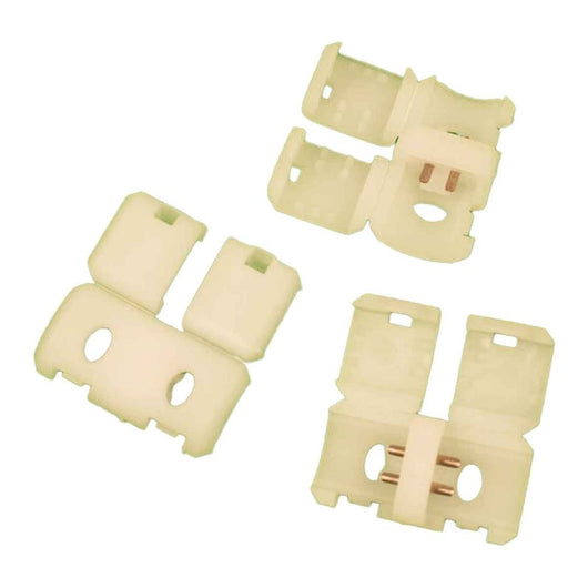 Set di 3 Connettori per Striscia LED 8mm Accessori di Collegamento Rapido Colore Bianco