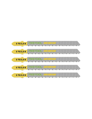 Set di 5 lame per seghetto alternativo WOOD FINE CUT FESTOOL 204259 (75 mm)