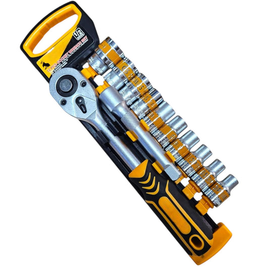 Set di Chiavi a Bussola 1/2'' 12 Pezzi Chiave a Cricchetto + prolunga da 8-24mm