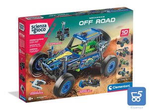 Set di Costruzioni Clementoni Scienza e Gioco Build Mechanics off Road Bambini di 8+ Anni 19373