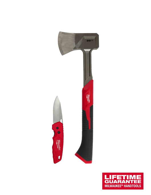 Set di ascia e coltello Milwaukee