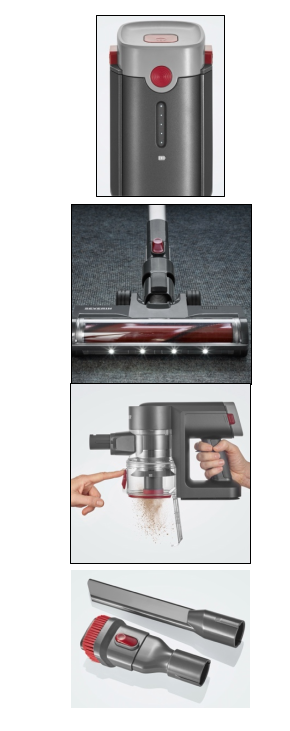 Severin hv 7968 scopa elettrica aspirapolvere ricaricabile senza fili 2 in 1
