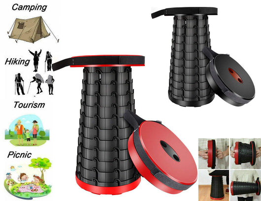 Sgabello Telescopico Pieghevole Sedia Da Pesca Portatile Compatta Sgabello