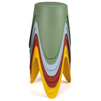 Sgabello impilabile 8 pz plastica 46 cm senza schienale portatile-Sgabello senza montaggio scuola aula soggiorno sala pranzo casa ufficio