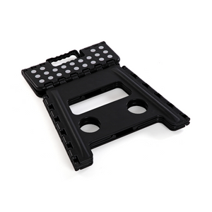 Sgabello pieghevole nero piccolo P.P. SUPER RESISTENTE h.32cm