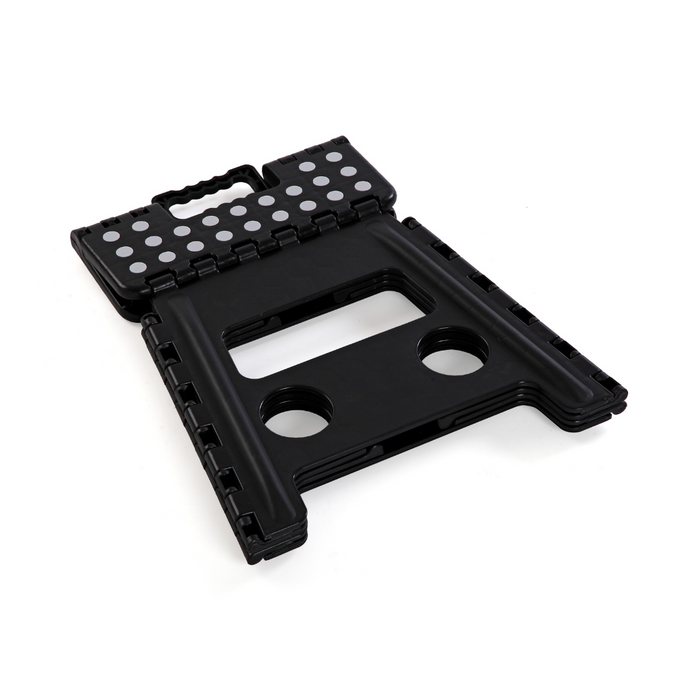 Sgabello pieghevole nero piccolo P.P. SUPER RESISTENTE h.32cm