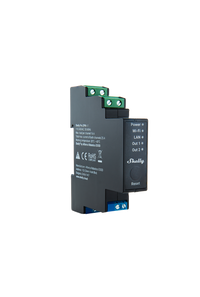 SHELLY PRO 2PM rel√® montabile su guida DIN, 2 canali, Wi-Fi, LAN e Bluetooth, controllo tapparelle, controllo consumi