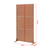 Pannello Divisorio Nodepp da Esterno in Acciaio Corten 180x90 cm Marrone Ossidato casa.pro