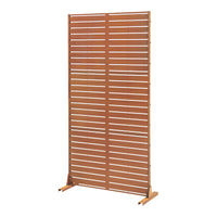 Pannello Divisorio Nodepp da Esterno in Acciaio Corten 180x90 cm Marrone Ossidato casa.pro
