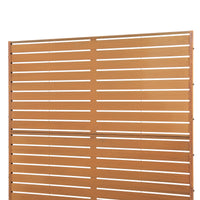 Pannello Divisorio Nodepp da Esterno in Acciaio Corten 180x120 cm Marrone Ossidato casa.pro