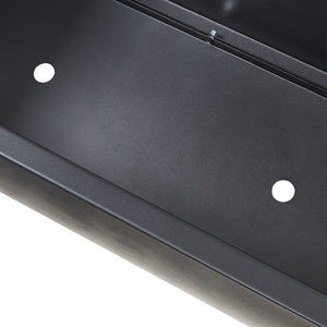 Fioriera con Spalliera Surnskoki in Acciaio Separè con Portapiante e Rotelle - Nero casa.pro