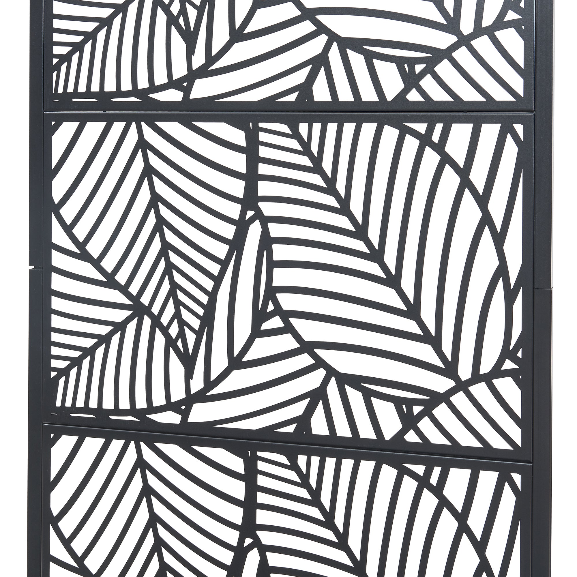 Fioriera con Spalliera Surnskoki in Acciaio Separè con Portapiante e Rotelle - Nero casa.pro