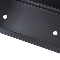 Fioriera con Spalliera Bernalda a 4 Rotelle - Acciaio Nero casa.pro