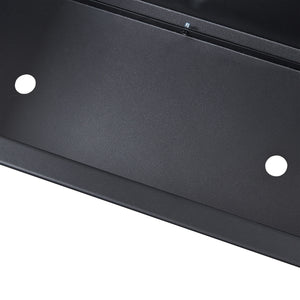 Fioriera con Spalliera Bernalda a 4 Rotelle - Acciaio Nero casa.pro