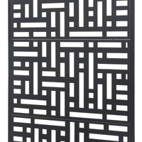 Fioriera con Spalliera Bernalda a 4 Rotelle - Acciaio Nero casa.pro