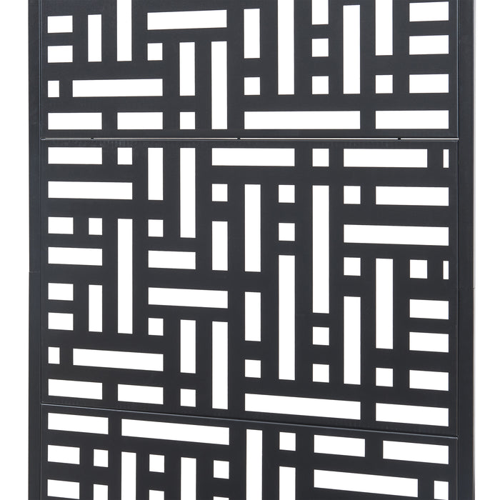 Fioriera con Spalliera Bernalda a 4 Rotelle - Acciaio Nero casa.pro