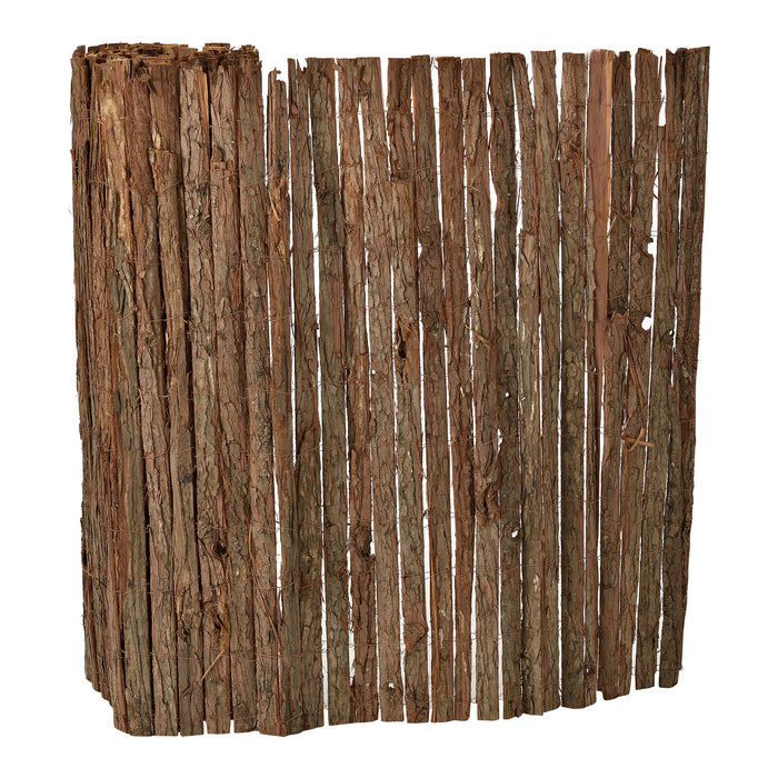 Recinzione Zamora di Corteccia Albero Schermatura Protezione 300x90 cm casa.pro