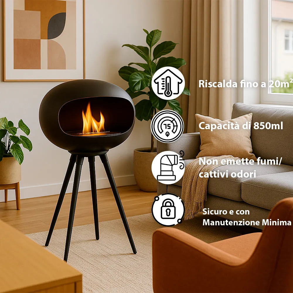 Tempo Style - Biocamino SICILY - Nero