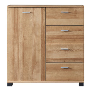 Comò Döbritz Multiuso - Effetto Rovere [en.casa]