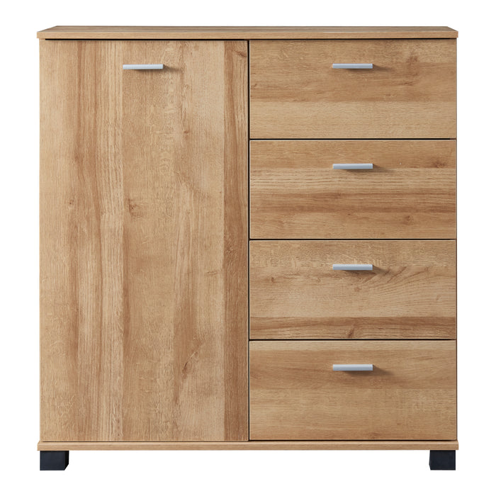 Comò Döbritz Multiuso - Effetto Rovere [en.casa]