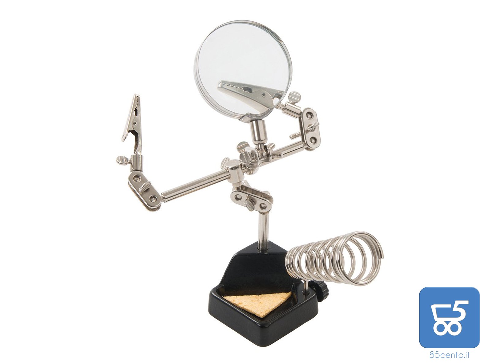 Silverline 282589 Attrezzo Mani di Supporto con Lente Resistente ingrandimento x3