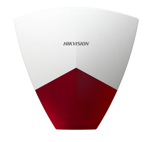 Sirena Esterna Cablata Ibrida Hikvision Led Rosso da Interno e Esterna